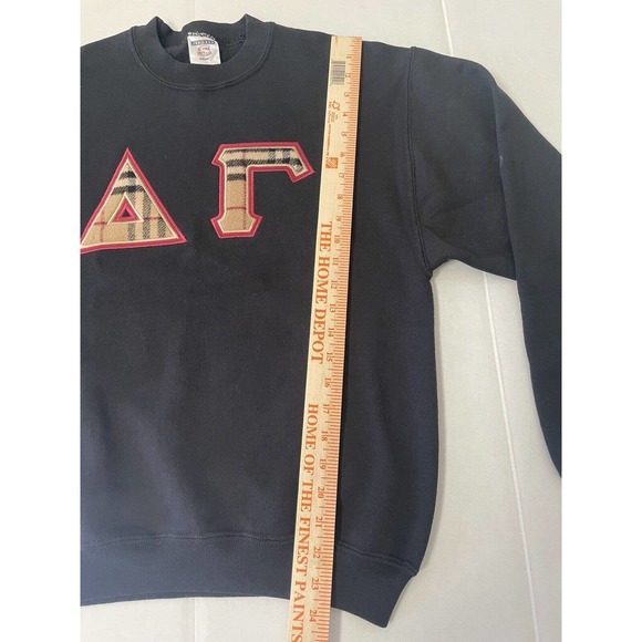 VTG A F‎ front embroidery Crew Neck Size Small Black - Picture 5 of 7